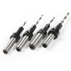 Anrui Tools Countersink Drill Bit 6.35mm Shank Straight Shank 2 Flute Woodworking Drills - Product Image 4