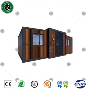 Maison conteneur préfabriquée à panneaux sandwich, 2-3 chambres, construction rapide, extensible, villa mobile - Product Image 2