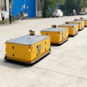 20 T Move Free Transfer Trolley Carriage Trackless Transfer Trolley Towing Flat For Transportation