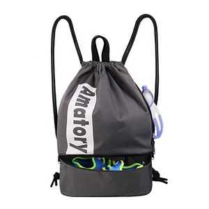 Peso ligero Atlético Gymsack niños Cinch mochila <span class=keywords><strong>a</strong></span> granel con mojada bolsillo para viajar y almacenamiento - Product Image 1