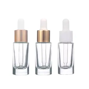 Wholesale 10ml dropper glass bottle essential oil bottle toner skin care sub-bottling sample packaging