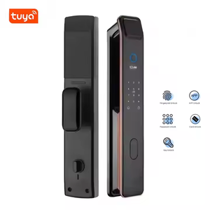 Tuya Wifi App thông minh khóa cửa cao an ninh hoàn toàn tự động sinh trắc học vân tay truy cập làm bằng hợp kim nhôm cho cửa gỗ - Product Image 1