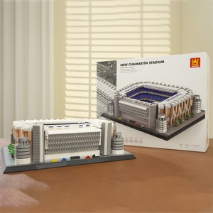 Wange 7215 Nuevo Estadio <span class=keywords><strong>Chamartin</strong></span>-Madrid, Bloques de Construcción Personalizados, Modelo de Ladrillos para Niños, Juego de Bloques de Plástico para Armar, Juguetes al por Mayor - Product Image 1