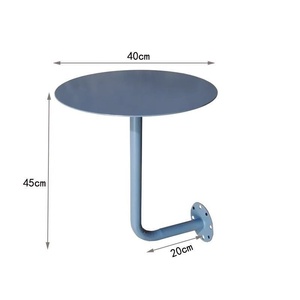 Mesa de Pared de Acero Inoxidable de Estilo Nórdico Moderno para Tiendas de Té con Leche/Postres/Café, Mesa Pequeña Multicolor - Product Image 5