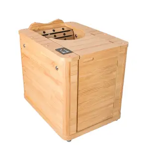 Baril de Sauna à infrarouge portatif, pour une personne, nouveau produit, coréen, vente en gros, Emf, 1 personne