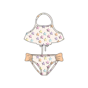Venta al por mayor traje <span class=keywords><strong>de</strong></span> <span class=keywords><strong>baño</strong></span> personalizado niños niñas en trajes <span class=keywords><strong>de</strong></span> <span class=keywords><strong>baño</strong></span> estampado Halter Top Shorts bikini 2024 bebé trajes <span class=keywords><strong>de</strong></span> <span class=keywords><strong>baño</strong></span> - Product Image 3
