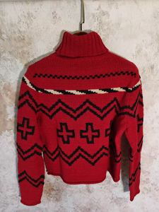 Pull et pull à col roulé en laine et lin pour femmes Design de vêtements élégant - Product Image 4