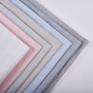 Высококачественный Легкий тканый дышащий однотонный тканый 100% из чистого хлопка, однотонный тканый костюм для костюма - Product Image 1