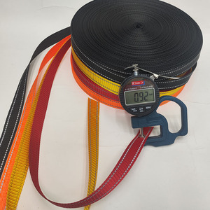 Tali hewan peliharaan kecil, 20mm 1 inci 1.5 "bebas tangan tali anjing kerah berjalan dapat ditarik untuk tali hewan peliharaan pola kustom anyaman serbaguna lembut - Product Image 6