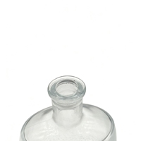 Bouteille à liqueur en verre JingAn D-090 de haute qualité, 750 ml, vodka, whisky, rhum, tequila, vin, design unique, gravure, décalcomanie, estampage à chaud