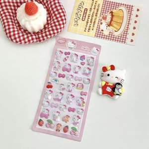 Adhesivos Decorativos Divertidos Hechos a Mano con Relieve 3D para Cinnamoroll My Melody, para Planificador, Teléfono - Product Image 4