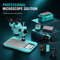 Station de réparation de téléphones professionnelle RF4 avec microscope stéréo trinoculaire, séparateur d'écran LCD Short Killer, caméra 4K et soudeuse à air chaud