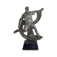 Trophée de football en résine Weivista, figurine de joueur en bronze, sculpture artisanale, récompense pour compétition de football