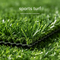 Césped Artificial Resistente al Desgaste de 30 mm para Cancha de Fútbol, Suelo Deportivo Profesional, Césped Artificial Realista para Toda Temporada