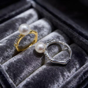 10775 Herramientas de Joyería de Plata y Oro DIY, Base para Anillo de Plata S925 con Cuentas Redondas de 3-5mm y Accesorios para Perlas - Product Image 4