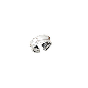S925 Sterling Silver Twisted <b>Ring</b> For Women Adjustable <b>Opening</b> Stackable Fashion Jewelry Gift Geometric Design - Product Image 5