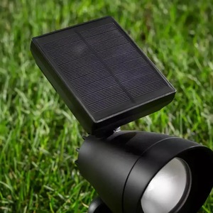 Foco Solar LED para Exteriores de 55 Lúmenes, Color Negro, con Cabezal Ajustable, para Caminos y Jardines, FX-6060E, Foco LED de Paisaje con Energía Solar 5 - Product Image 6