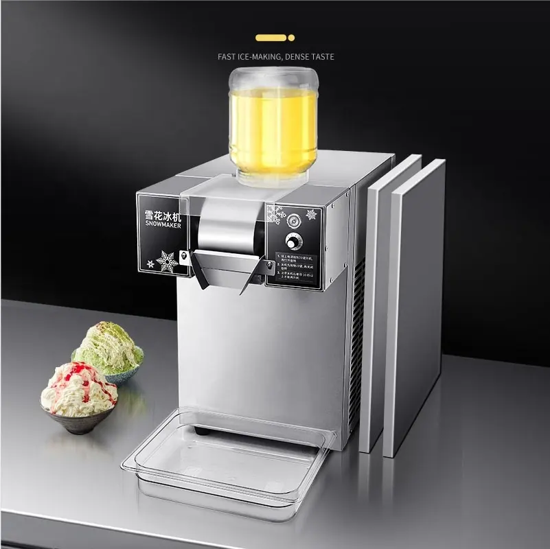 Bingsu Machine Snowflake Flake Air Cooled Ice Making Machine 2023 Popular Korea Snoway Full Automatic Milk Ice Electric Snow Ice