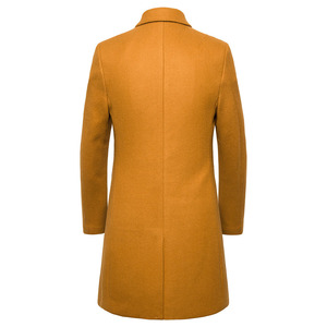 Autunno e inverno nuovo cappotto di lana da <span class=keywords><strong>uomo</strong></span> di vendita caldo lungo <span class=keywords><strong>Trench</strong></span> maschile all'ingrosso - Product Image 4