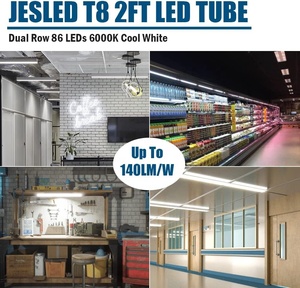 Tubos LED en Oferta, 600mm 900mm 1200mm 1500mm 1800mm 12W 18W 24W <span class=keywords><strong>36W</strong></span> 2 pies ~ 8 pies, Bombillas de Repuesto Fluorescentes T8, Certificación ETL - Product Image 6