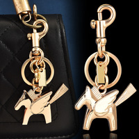 Porte-clés Pégase en métal de qualité supérieure, breloque de sac classique en forme de cheval ailé, organisateur de clés durable, cadeau idéal pour anniversaire et décoration quotidienne