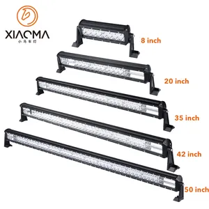Manufacturer promotion 8 Inch Double Row Photoelectric Point Flood Flash Light Strip Led Light Bar For Jeep