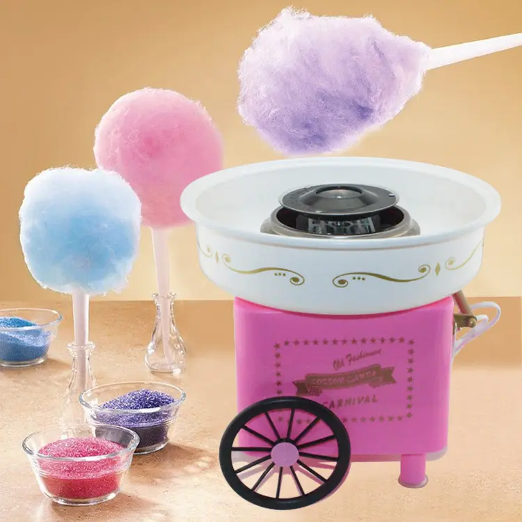110-220V Mini dolce automatico macchina per zucchero filato famiglia fai da te 500W macchina per zucchero filato macchina per zucchero filato per bambini
