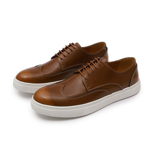 Zapatos de Cuero Casuales de Alta Gama para Hombre, Zapatos de Cuero Formales de Negocios a la Moda, Hechos de Piel de Vaca, Zapatos de Trabajo - Product Image 1