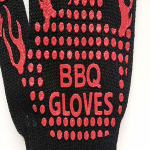 Gants de barbecue personnalisés, résistants à la chaleur extrême, 932f 1472F, en silicone, <span class=keywords><strong>pour</strong></span> la cuisine, <span class=keywords><strong>le</strong></span> <span class=keywords><strong>four</strong></span>, <span class=keywords><strong>le</strong></span> barbecue, les gants de barbecue <span class=keywords><strong>pour</strong></span> la cuisson - Product Image 4
