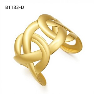 Amy Amy Fashion <b>Cuff</b> <b>Bracelet</b> B1133 <b>Silver</b> Plated Geometric Design For Women Trendy Jewelry Gift - Product Image 2