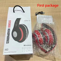 Casque sans fil en vente chaude STN-13, écouteurs mignons à bas prix avec microphones, casque de jeu, écouteurs stéréo sans fil véritable