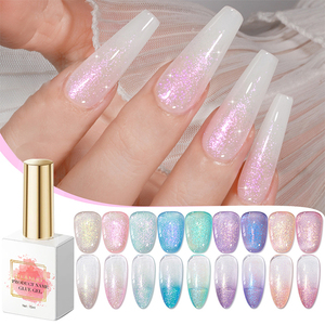 AILANUO 15ml 9 colores Mermaid Beauty Fine Flash Gel, múltiples colores para elegir, proveedor de gel de esmalte de uñas - Product Image 3