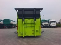 Station de compactage mobile intégrée de 12 m³ pour la collecte des déchets, compacteur de déchets pour les dépôts d'assainissement municipaux