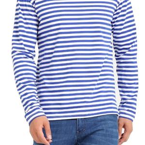 Casual <b>Mens</b> and Womens Wholesale Striped <b>T</b>-<b>shirt</b> 100% Cotton Custom Sailors Stripe <b>Long</b> Sleeve <b>t</b> <b>Shirt</b> <b>for</b> Unisex - Product Image 2