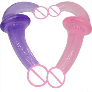 Mềm Double-ended TPE Double Sided dildo strapless dây đeo-on dildo cho phụ nữ kích thước nhỏ lesbian Đồ chơi tình dục với hai đầu dương vật - Product Image 3