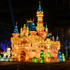 Không thấm nước lâu đài Đèn Lồng bền trang trí nội thất cho ngoài trời Vườn giáng sinh Cổ Tích lễ hội sân sau ban đêm lễ kỷ niệm nóng bán - Product Image 1