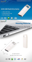 JINFLY Flash Drive Portabel USB 2.0/3.0 Bahan Zinc Alloy 4GB-2TB Bersertifikasi CE ROHS FCC Kecepatan Tinggi 8-20MB/s Garansi 10+ Tahun Custom OEM