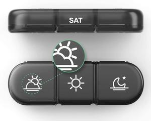 Organizador de Pastillas Compacto y Duradero para Viajes, Uso Diario y Semanal - Product Image 4