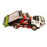 Camion à ordures à compression Euro 6 ISU ZU 5m³, camion compacteur de déchets conforme aux normes d'émission, vente directe d'usine