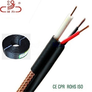 Rg59 + 2Core CCTV Cáp máy ảnh thông tin liên lạc Cáp CCS 0.81 mét bện 32 cáp đồng trục - Product Image 5