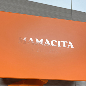 Custom UV Logo Recyclable <b>Paper</b> Product Box Ribbon Orange Color Magnetic Gift Box Packaging Luxury - Product Image 2