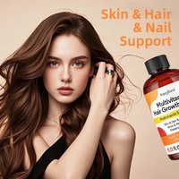Complément multivitaminé premium pour la peau, les cheveux, les ongles, les os et le soutien du métabolisme, multivitamine liquide pour la croissance des cheveux
