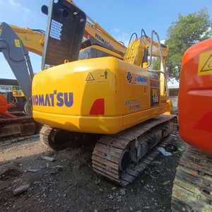 Rétrocaveuse Komatsu 16 tonnes sur chenilles d'occasion, modèle PC160 en excellent état, excavatrice Komatsu d'occasion PC128 160 - Product Image 1