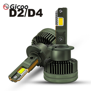 หลอดไฟหน้ารถยนต์ Gicoo D2S D4S LED HID D1S D3S D5S D8S Canbus D1R D2R D3R หลอดไฟซีนอนแบบเทอร์โบ  แบบเสียบใช้งานได้ทันที - Product Image 4
