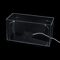 Boîtes en acrylique pour emballage, type Booster Box ETB (Elite Trainer Box) et boîtes de rangement lumineuses pour publicité et emballage de fleurs