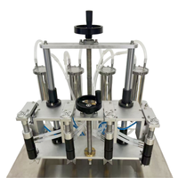 Pompe péristaltique semi-automatique à quatre buses de pulvérisation, machine de remplissage sous vide pour parfums et cosmétiques