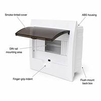 Boîte de distribution murale encastrée en plastique FATO TSM ABS IP50 pour disjoncteur miniature (MCB)