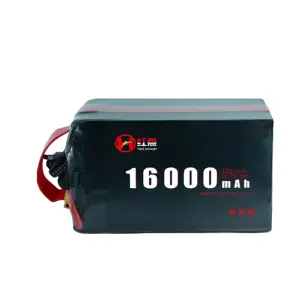 45.6V 16000mAh 16Ah12S סוללה בתדר גבוה 25C ייצור Li-Po HD כוח מל""ט עבור סוללת מל""ט מזל""ט קבוע רוח Vtol מולטי רוטור
