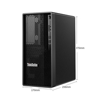 Thinkstation lenovo k-c2 intel core i5-12500 8gb ddr4 1tb sata 500w komputer pc stasiun kerja