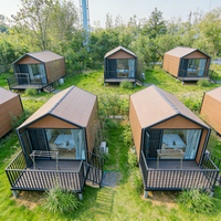 Structure en acier préfabriquée mobile de 20 pieds et 40 pieds, maison conteneur en A, maisons pour solutions de projets et usage commercial